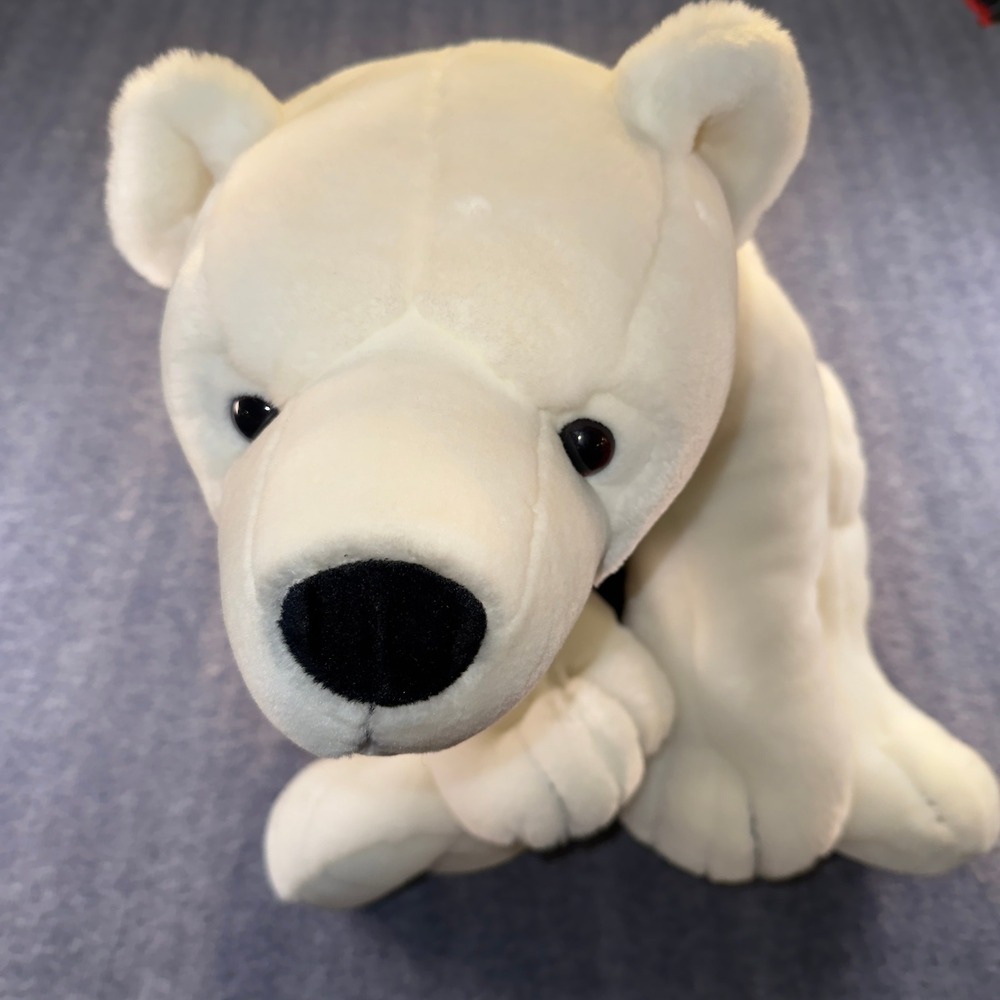 Animal Alley Polar Bear Plush Large 26 Inch White Stuffed Animal Toys R Us 2000